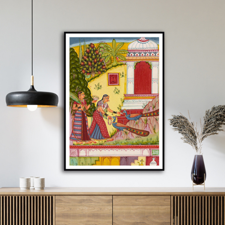 Kamod Ragini Artwork Painting For Home Wall Art DŽcor