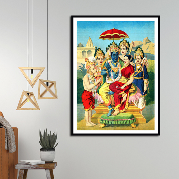 Ramapanchayan, Raja Ravi Varma Artwork Painting For Home Wall Art DŽcor