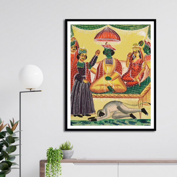 Rama and Sita Artwork Painting For Home Wall Art DŽcor