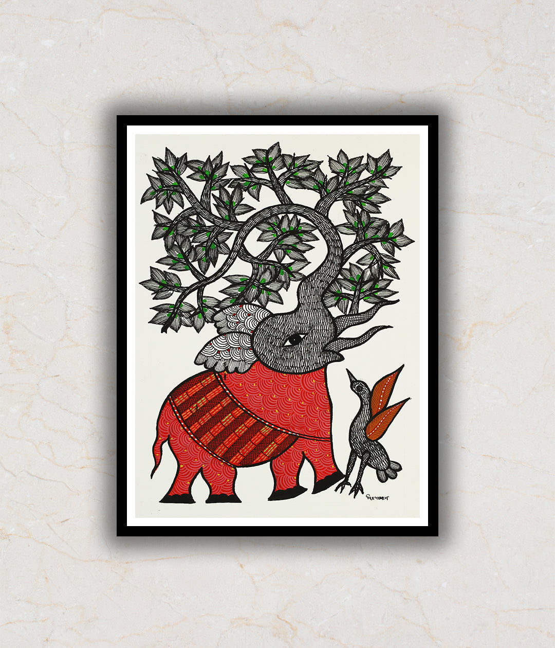 Draw so easy,Gond Art Birds | Draw So Easy, Gond Art Birds Gond paintings  are a form of painting from folk and tribal art that is practiced by one of  the largest