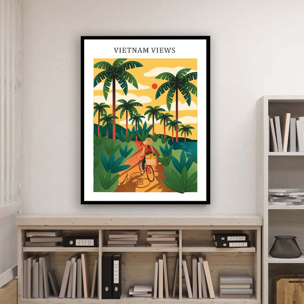 Vietnam Views illustration Artwork Painting For Home Wall DŽcor