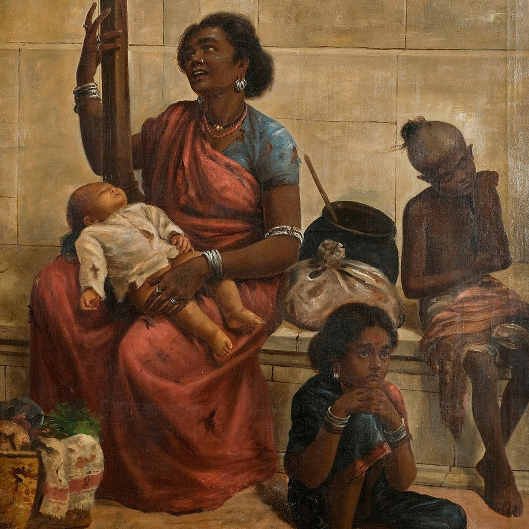 Raja Ravi Varma Artwork Painting - Banjaras